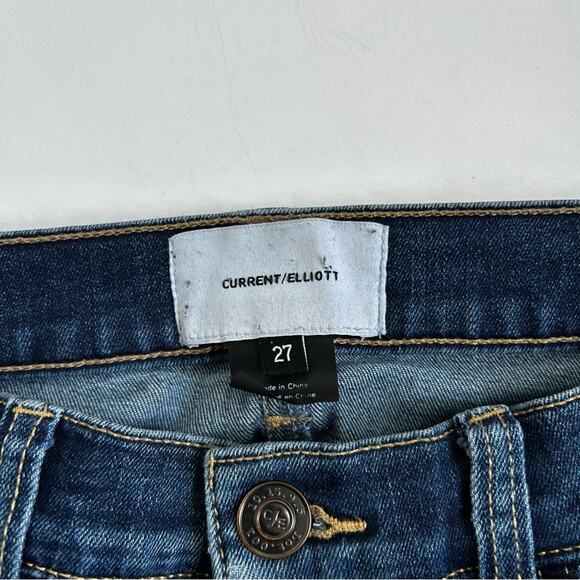 Current/Elliott The Stiletto 10.15.9.5 Mid Rise Jeans - Picture 4 of 6